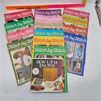 Lot of stitch by stitch magazines