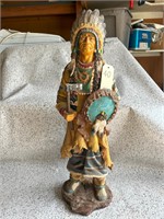 Large standing Indian figurine