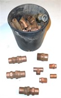 small bucket lot copper pipe fittings 1/2",3/4"