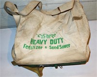 Cyclone fertilizer & seed sower