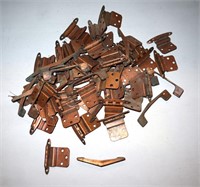 mid century copper finish drawer pulls & hinges