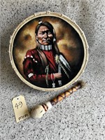 Indian drum with drumstick