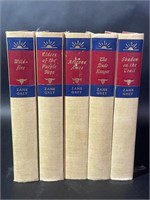 Set of Vintage 1930's Zane Grey Books