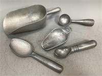 Vintage Metal Ice Scoops, Ice Cream Scoops & More