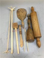 Wooden Rolling Pin, Tenderizer & more