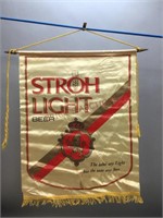 Stroh Light Beer Pennant