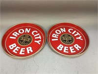 Iron City Beer Tin Platter
