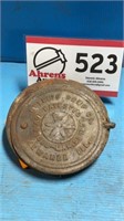 PETERS PUMP CO-CAST IRON LID  KEWANEE ILL