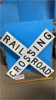 RAIL ROAD CROSSING SIGN- 48IN