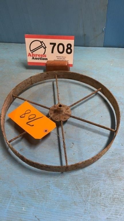 IRON LAWNMOWER WHEEL 16 IN