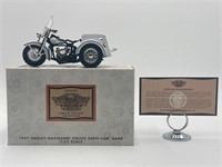 1947 Harley-Davidson Police Servi-Car 1:12 Diecast