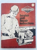 Vintage Briggs & Stratton Service Manual