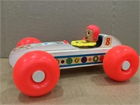 Vintage Fisher Price Bouncy Racer Pull Toy