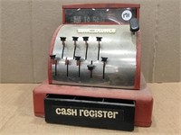 Vintage Tom Thumb Red Tin Toy Cash Register