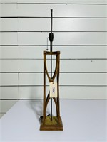 Unique MCM Teak Wood Lamp