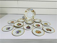 Group Lot - Hand Painted Plates & Platter