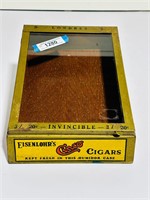 Metal/Glass Cinco Cigar Humidor Case