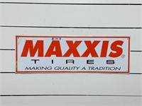 Embossed Metal Maxxis Tires Sign
