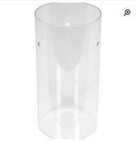 ($65) 9.5" H Glass Drum Pendant Shade