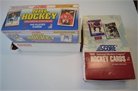Two Hockey Card  Boxed Complete Set 1990 & 1992