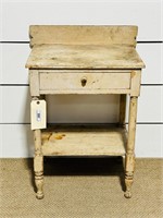 Painted Single Drawer Side Table