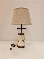 VINTAGE CERAMIC TABLE LAMP DUCK DESIGN