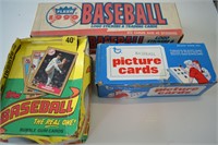 Three Boxed Baseball Card Sets