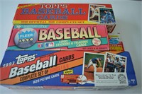 Four Boxed Baseball Card Sets