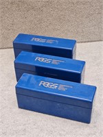 THREE PCGS 20 COIN HARD PLASTIC STORAGE BOXES