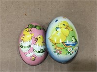 Vintage Easter Egg Candy Container