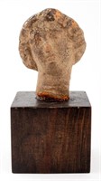 Greek Tanagra Terracotta Bust Sculpture Fragment