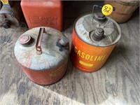 (2) Metal Fuel Cans