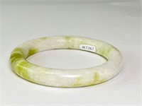 Solid Burmese Jade Bangle Bracelet 53 Grams