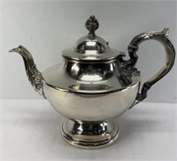 POOLE SILVER PLATED TEAPOT