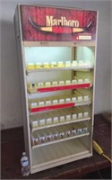 Marlboro cigarette store light up display stand