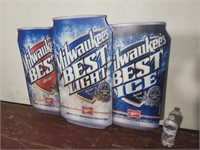 Miller Milwaukees Best Beer sign metal.