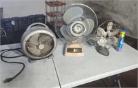 3  old fans all work.