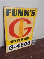 Funk's  Hybrid fiberglass sign.
