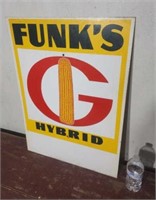 Funk's Hybrid fiberglass sign
