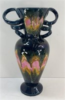 FRENCH VALLAURIS DOUBLE HANDLED VASE