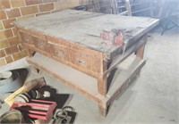 67" X 45" Heavy-duty work bench with craftsman