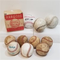 Softball & Baseball Lot  Harwood & Sons - Rawlings