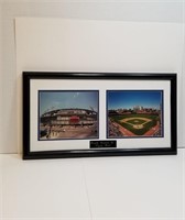 Matted & Framed Wrigley Field Photos 25.5" x 14"
