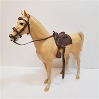 Marx Thunderbolt Horse - Halter - Saddle