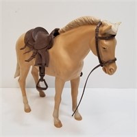 Marx Poncho Horse  w/Saddle & Halter
