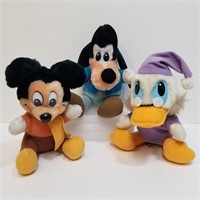 1980s Mickey's Christmas Carol Stuffies - Mickey