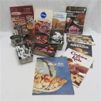Vintage Baking Cookbooks / Pans / Coppertone &