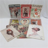 Sheet Music - Romantic Victorian Themed - Vintage