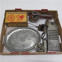 Vintage Metal Kitchen Utensils - Rosette Iron