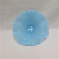 Fenton Ruffled and Crimped Bowl - Vintage